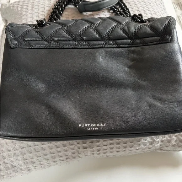 Kurt Geiger London -Black Quilted Women's Bag - Picture 7 of 9